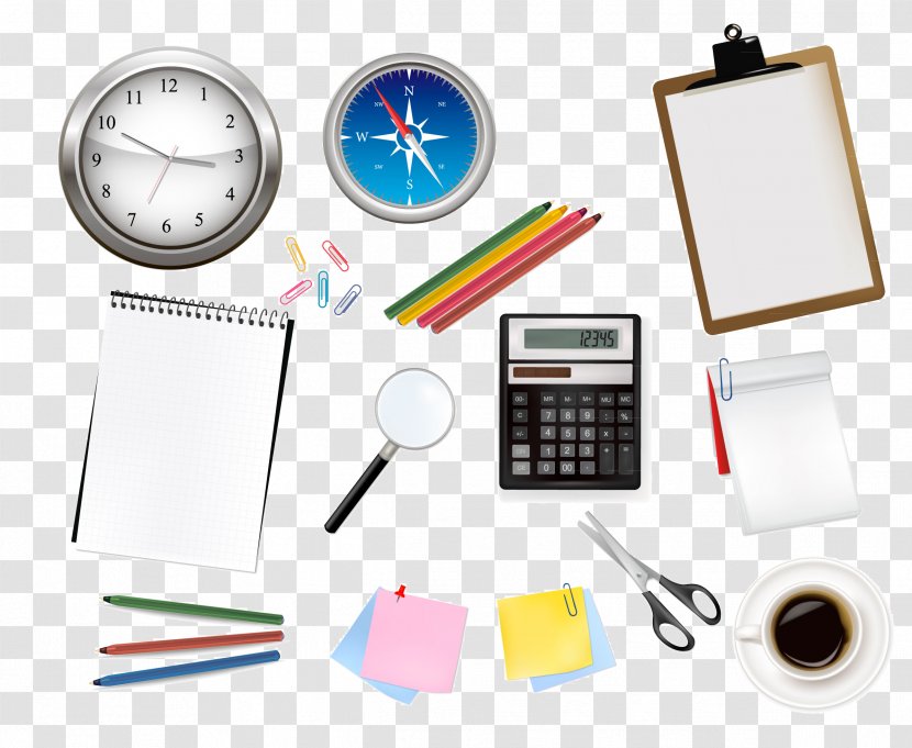 Paper School Supplies Office Notebook - Compass Transparent PNG