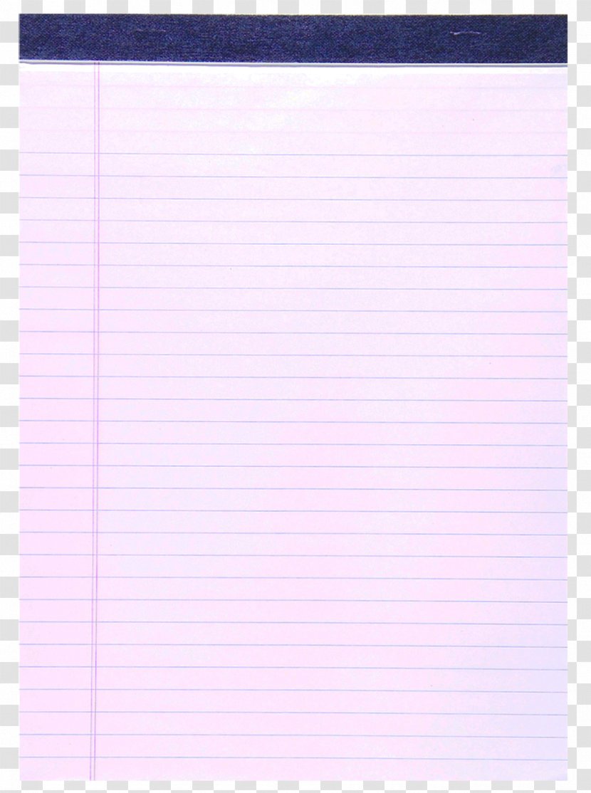 Paper Line Pink M - Rectangle - Legal Pad Transparent PNG