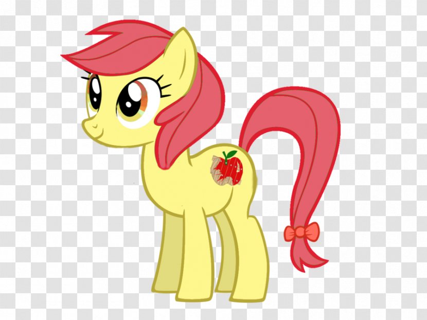 Applejack Fritter Pony Apple Bloom Derpy Hooves - Red Transparent PNG