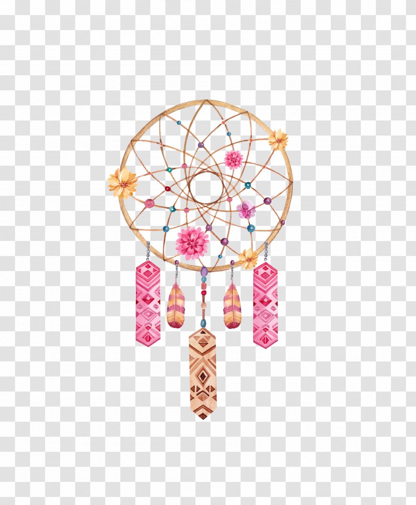 Dreamcatcher Tattoo Drawing Illustration - Product - Indian National Wind Album Transparent PNG