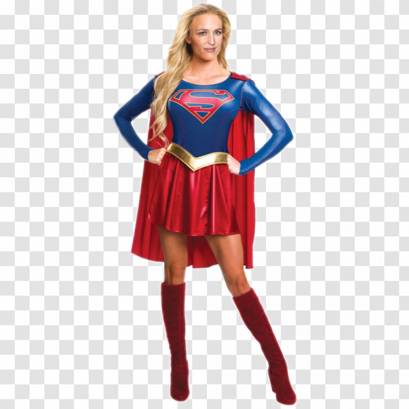 Halloween Costume Supergirl Clothing Superhero - Large Size Transparent PNG