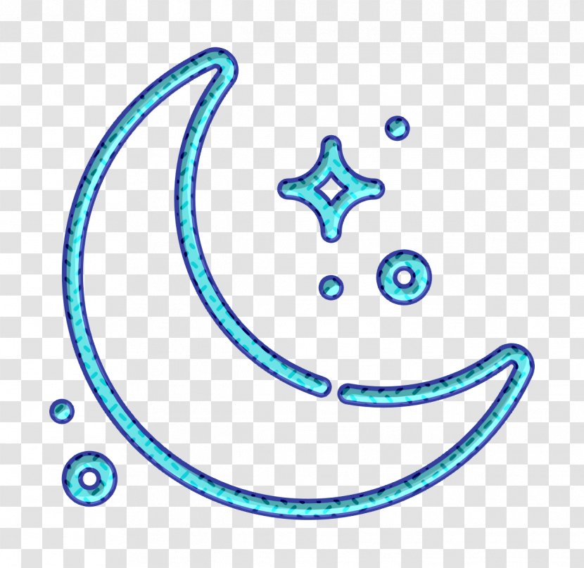 Moon Icon Weather - Symbol - Aqua Transparent PNG