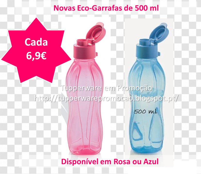 Water Bottles Plastic Bottle Glass - Tupperware Transparent PNG