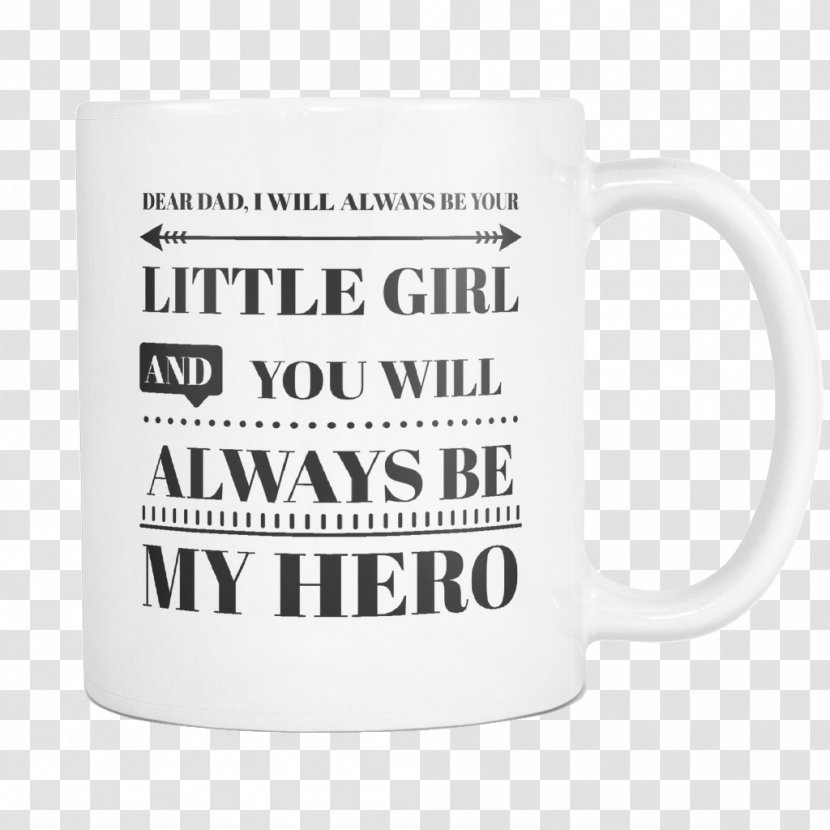 Coffee Cup Cafe Mug Brand Font - Tableware - Superhero Dad Transparent PNG