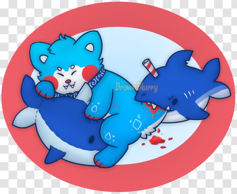 Animated Cartoon - Blue - Creative Sharks Transparent PNG