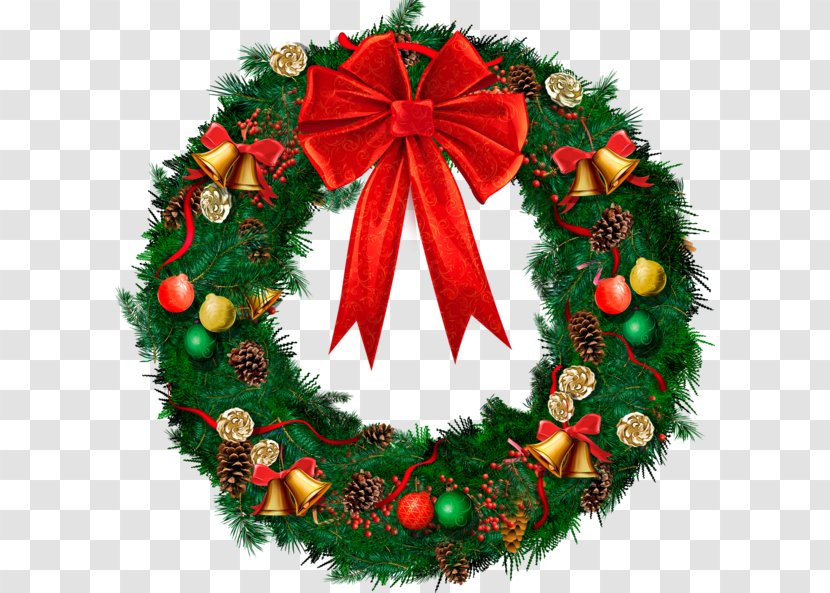 Christmas Wreaths Clip Art - Conifer - Tree Transparent PNG