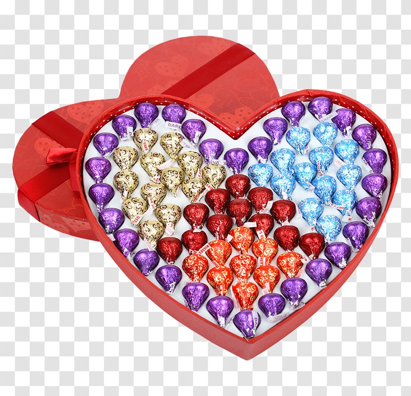 Heart The Hershey Company Food Gift - S Kisses - Heart-shaped Chocolate Liqueur Transparent PNG
