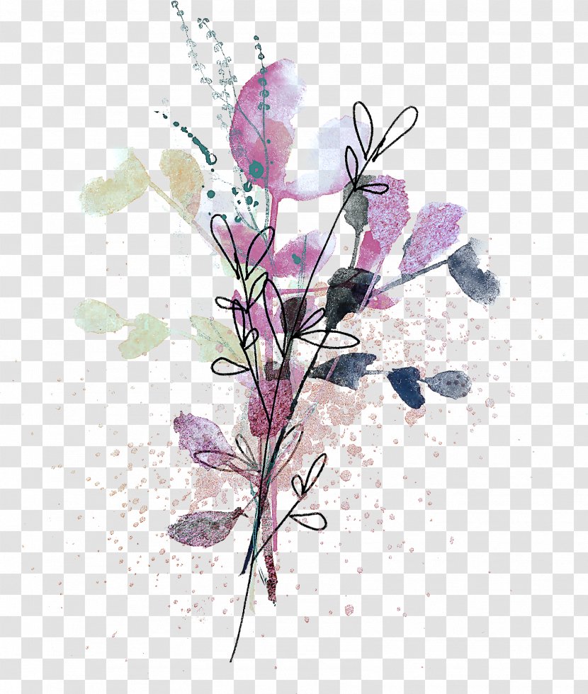 Flower Plant Branch Lilac Flowering - Twig - Perennial Stem Transparent PNG