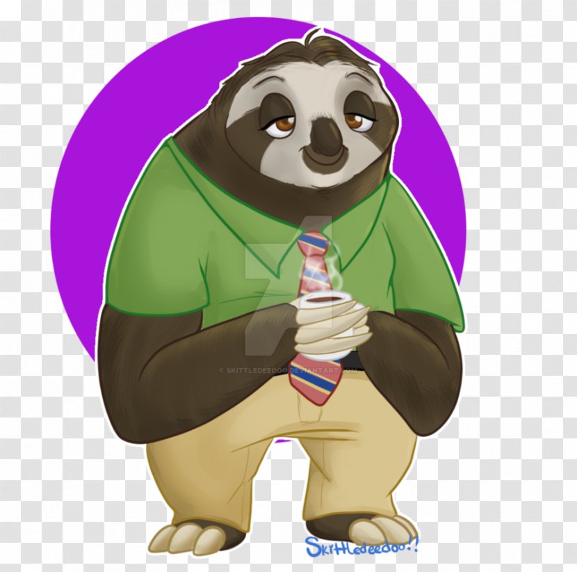 Puppy Yard Clip Art - Deviantart - Sloth Zootopia Transparent PNG