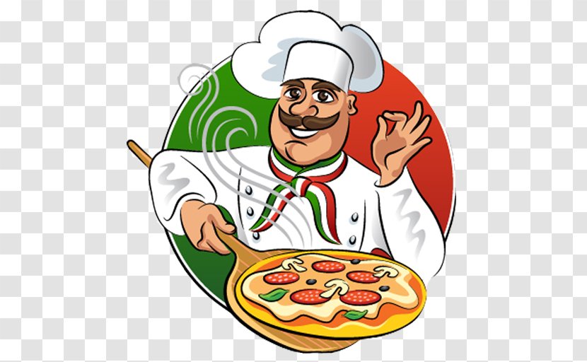 Pizza Chef Vector Graphics Italian Cuisine Clip Art Transparent PNG