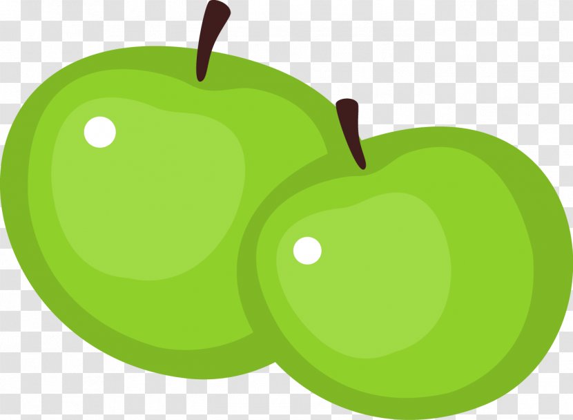 Granny Smith Apple Clip Art - Food - Two Green Transparent PNG