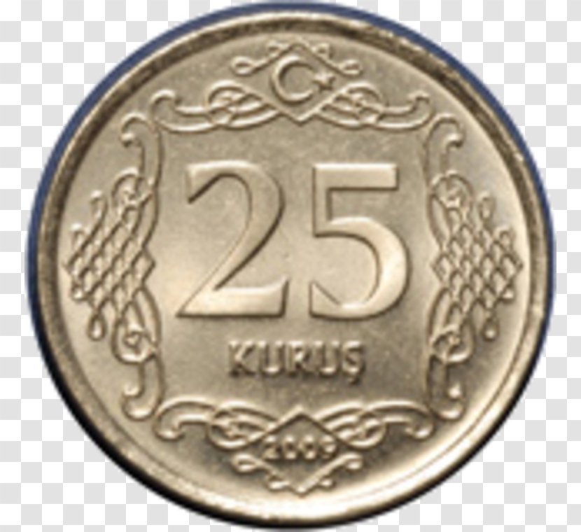 Turkey Turkish Lira Kuruş Coin - Currency Transparent PNG