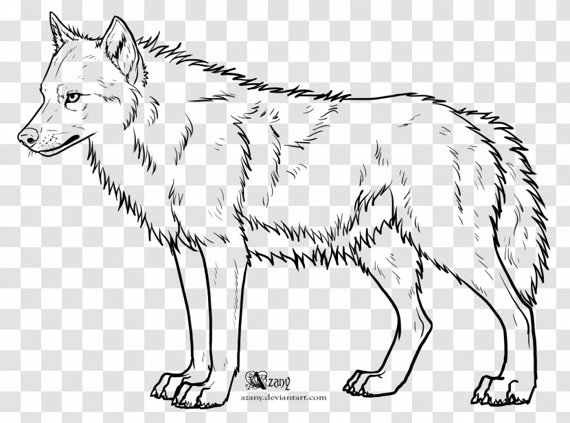 Siberian Husky Coloring Book Line Art Drawing Akita - Bush Dog - Color Transparent PNG