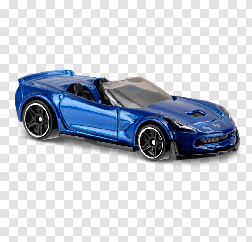 Chevrolet Corvette Convertible Z06 Sports Car Hot Wheels - Play Vehicle Transparent PNG