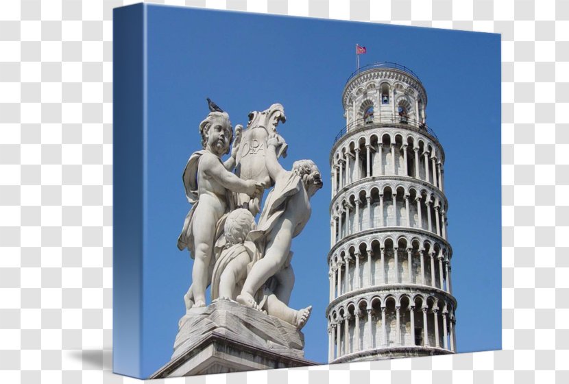 Leaning Tower Of Pisa Putti Fountain Piazza Dei Priori Building - Province Transparent PNG