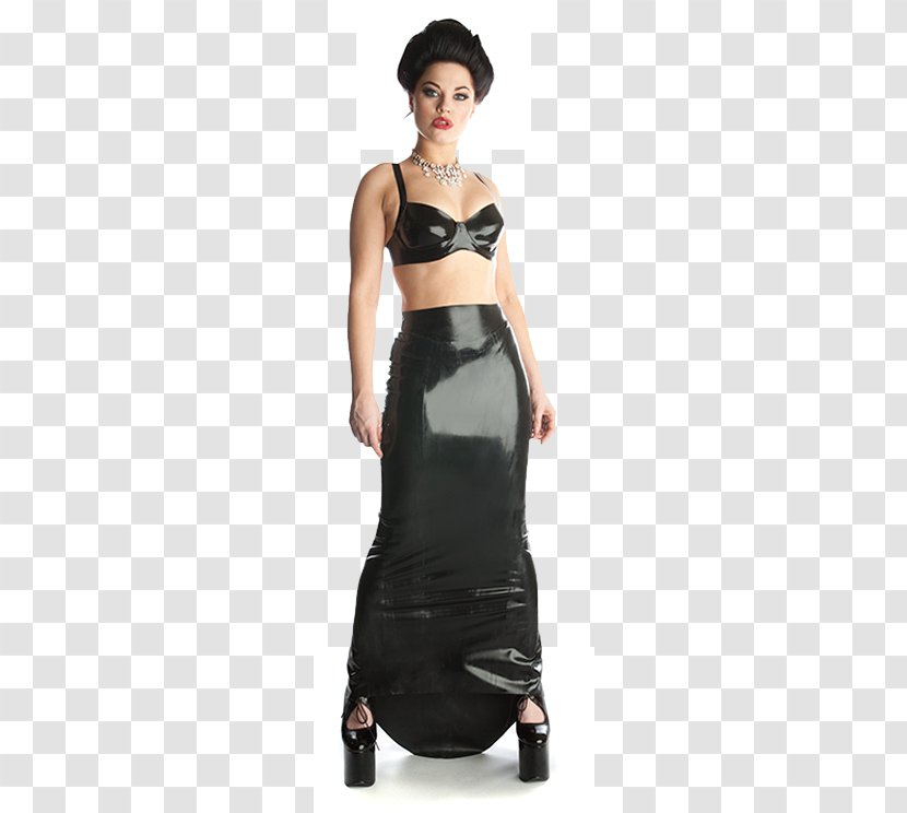 Waist Gown Shoulder Black M - Frame - Fishtail Transparent PNG