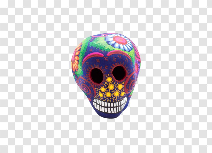 Skull Calavera Day Of The Dead Mexico Mexican Cuisine - Glass - Hand-painted Banner Image Download Transparent PNG
