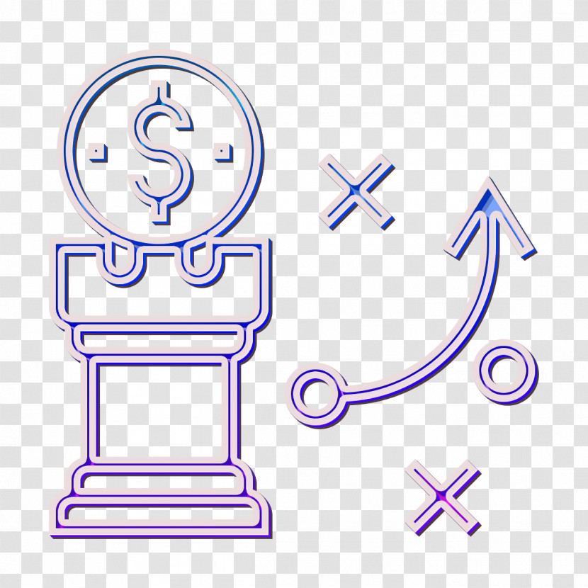 Strategy Icon Business And Finance Icon Financial Technology Icon Transparent PNG
