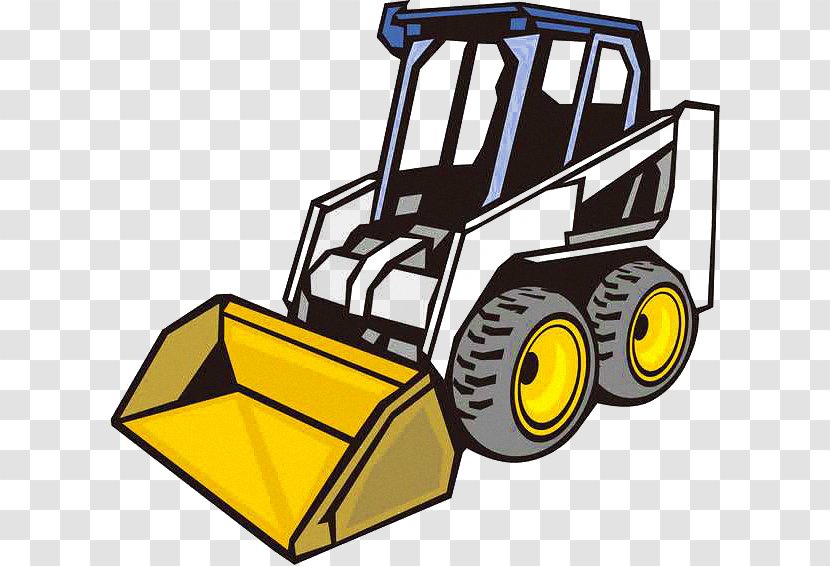 Forklift Vehicle - Car - Rolling Bulldozer Transparent PNG