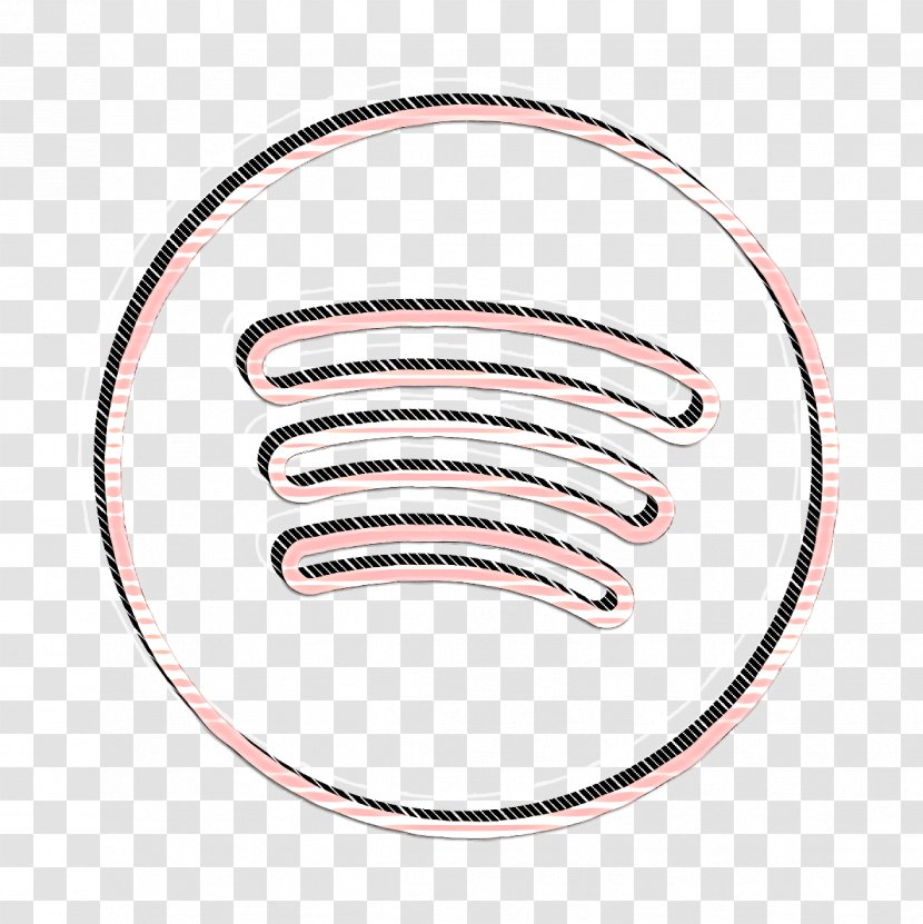 Circles Icon Line Neon - Spotify Social Transparent PNG