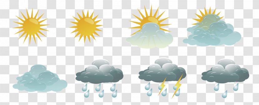 Vector Material Weather - Text - Cloud Transparent PNG