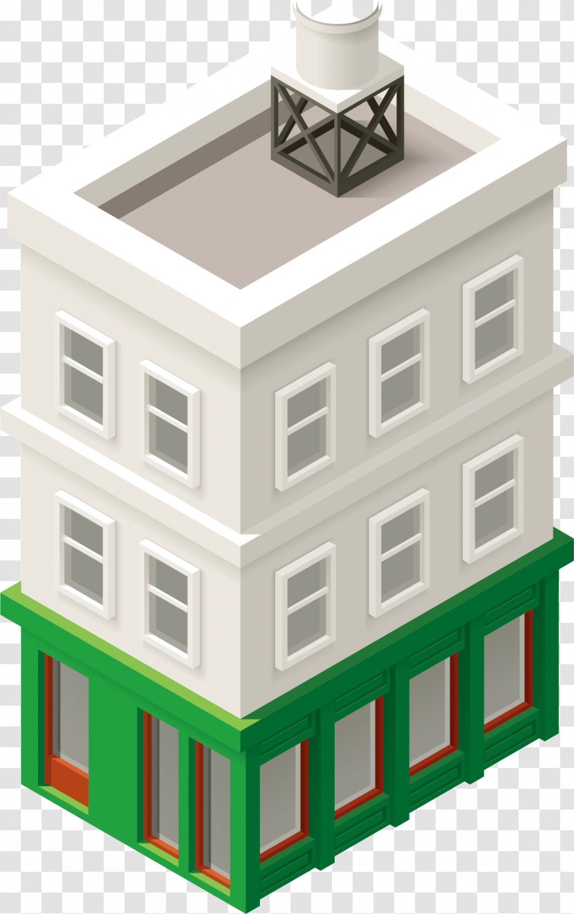 Architecture Building Cartoon - Elevation - Technology Transparent PNG