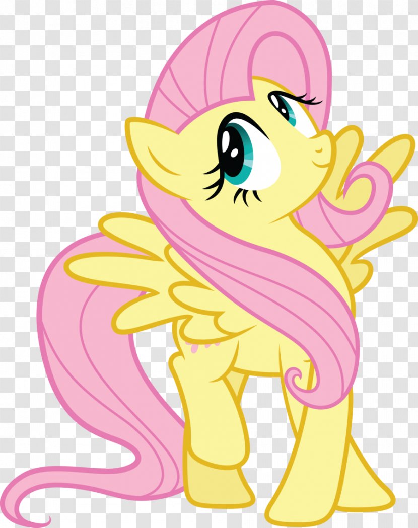 Fluttershy Twilight Sparkle Rarity Rainbow Dash Pony - Watercolor - Cutie Transparent PNG