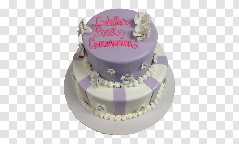 Buttercream Birthday Cake Sugar Torte Frosting & Icing - Pasteles - Holly Communion Transparent PNG