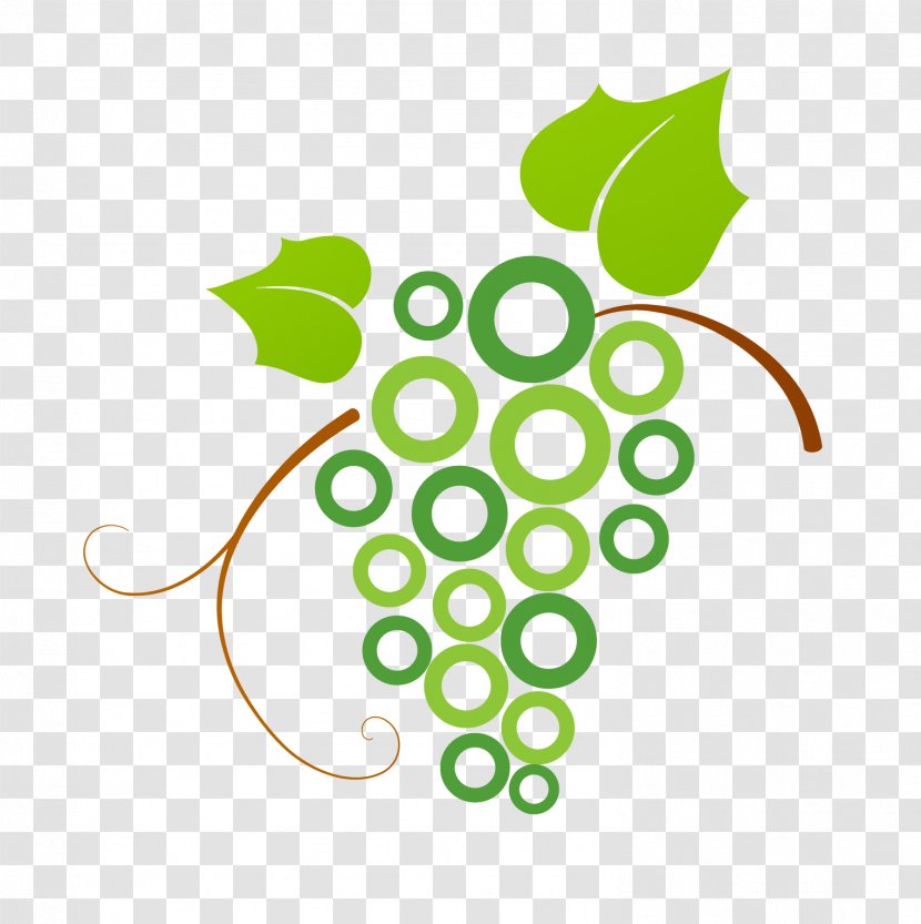 Logo Common Grape Vine - Fruit - Green, Fresh Transparent PNG