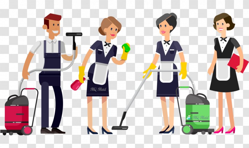 Cleaner Maid Service Domestic Worker Cleaning - Silhouette - House Transparent PNG