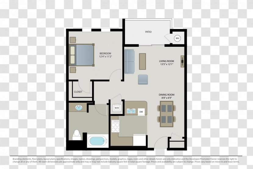 Floor Plan Apartment Storey Wilshire La Brea Transparent PNG