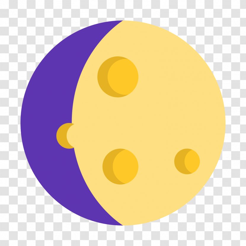 Smiley Clip Art - Yellow - Moon Icon Transparent PNG