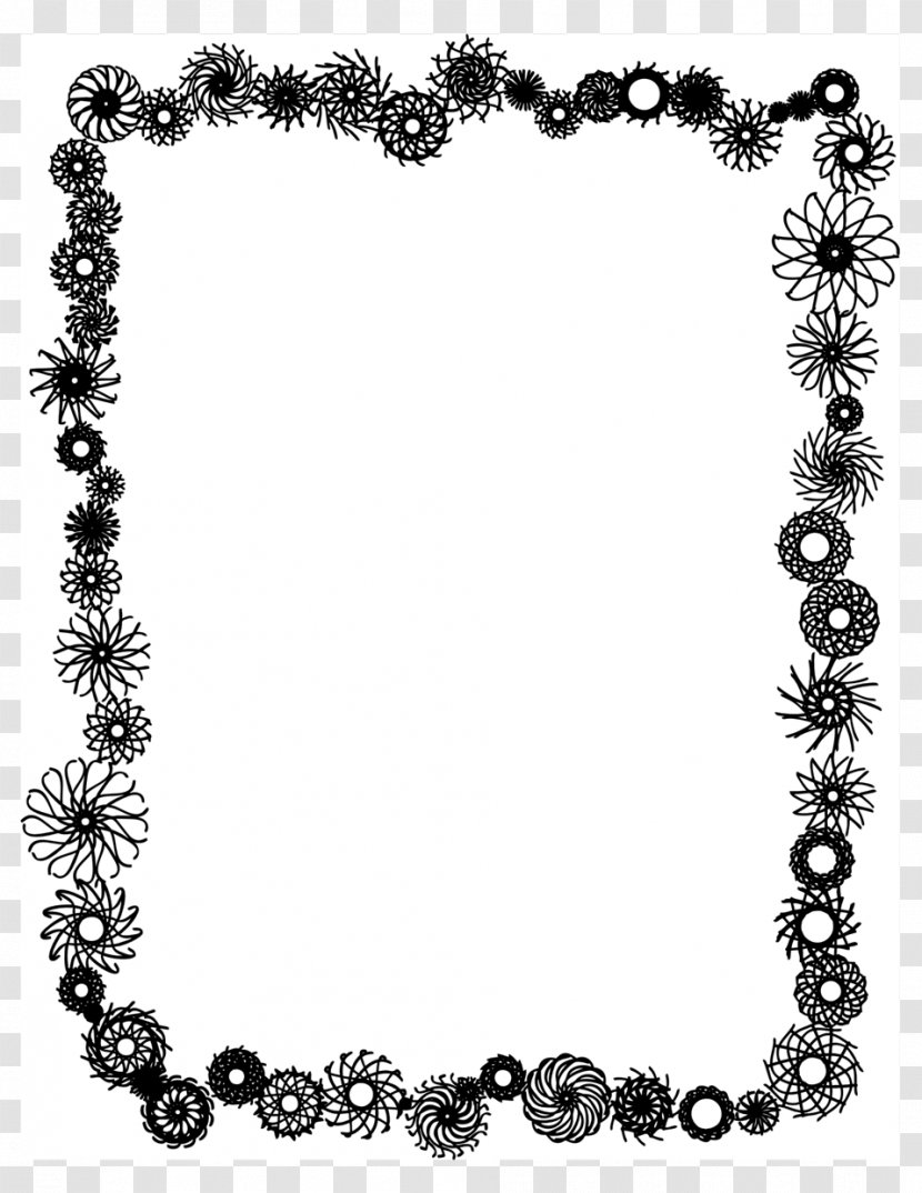 Borders And Frames Clip Art Vector Graphics Openclipart - Picture Frame - Picnic Border Stationery Transparent PNG