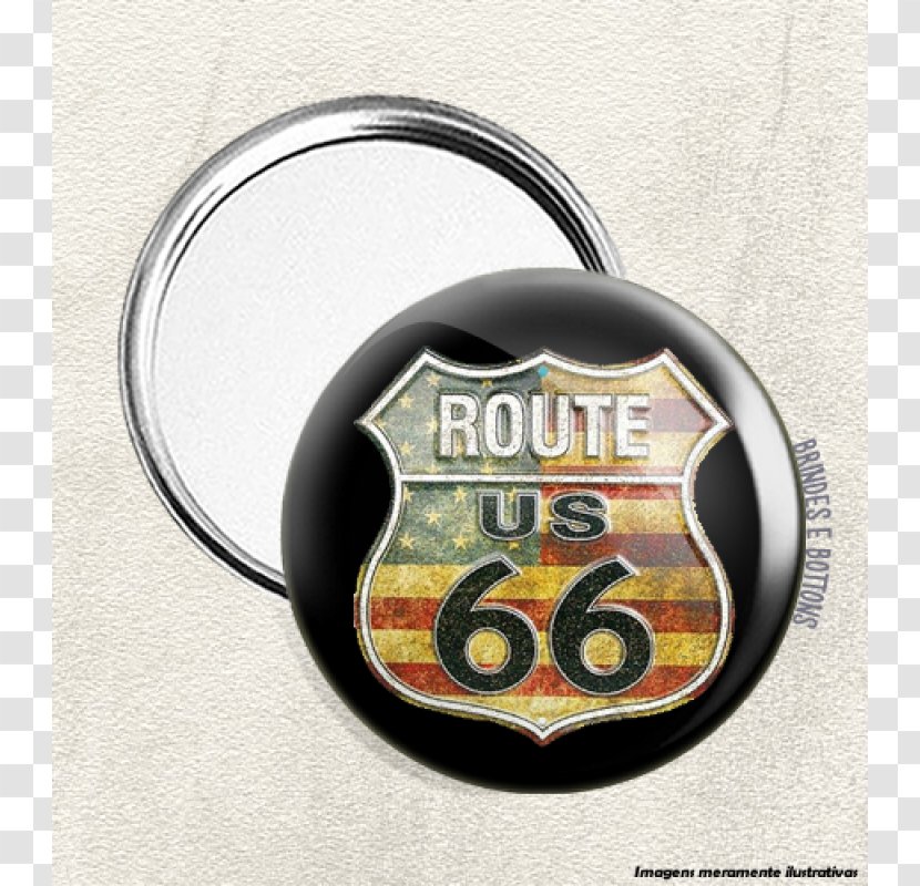 U.S. Route 66 Label Emblem Metal Sign - Us Transparent PNG
