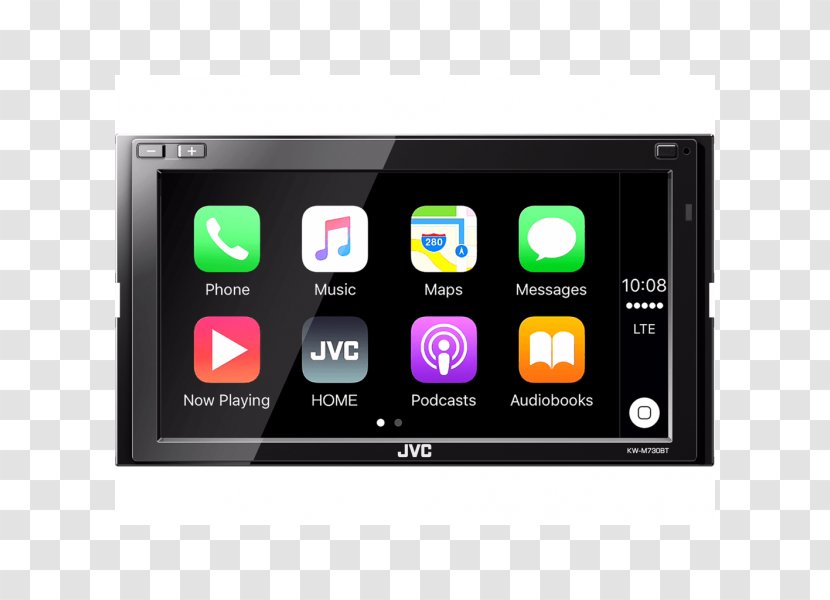 Vehicle Audio JVC KW-M730BT ISO 7736 - Mp3 Player - 6.8 Inch In-Dash Car Bluetooth ReceiverJvc Transparent PNG