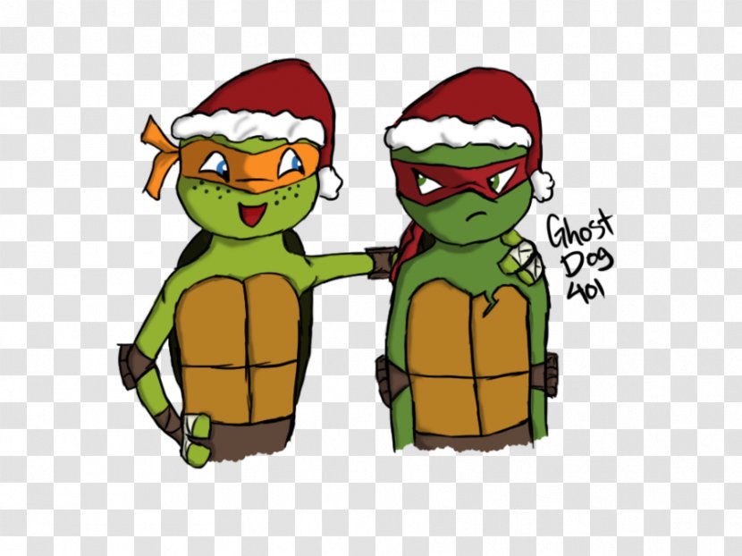 Santa Claus Turtle Cartoon Christmas Clip Art - Teenage Mutant Ninja Turtles - Cliparts Transparent PNG