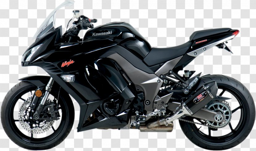 Kawasaki Ninja H2 Exhaust System 1000 Motorcycles - Automotive Tire - Motorcycle Transparent PNG