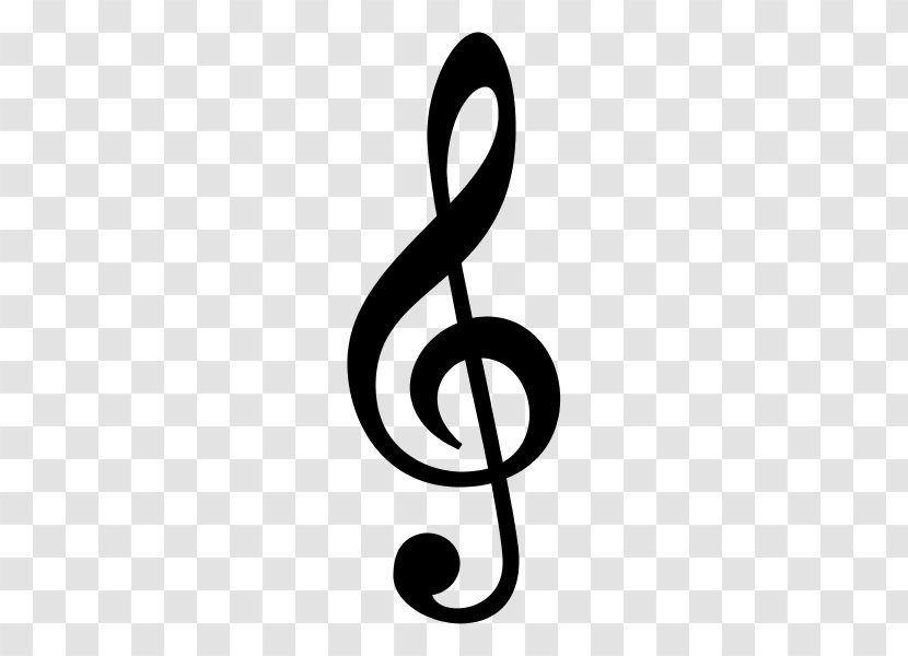 G-clef Musical Note Treble - Heart Transparent PNG