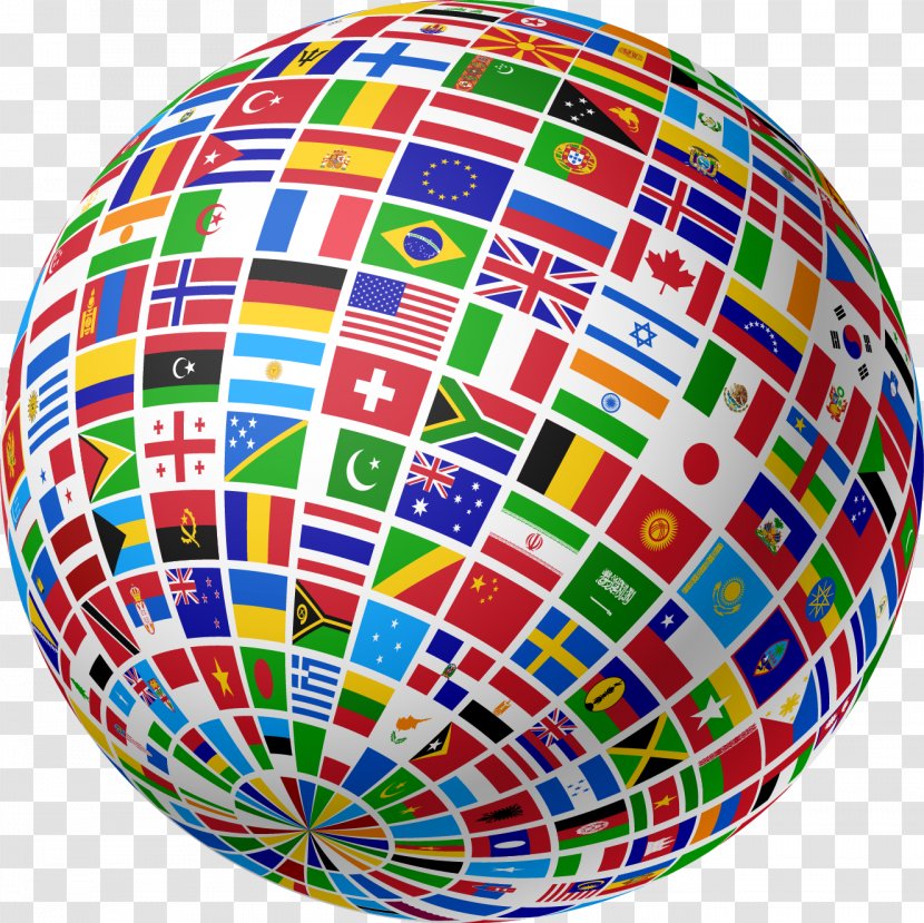 Globe Flags Of The World Country - WORLD Transparent PNG