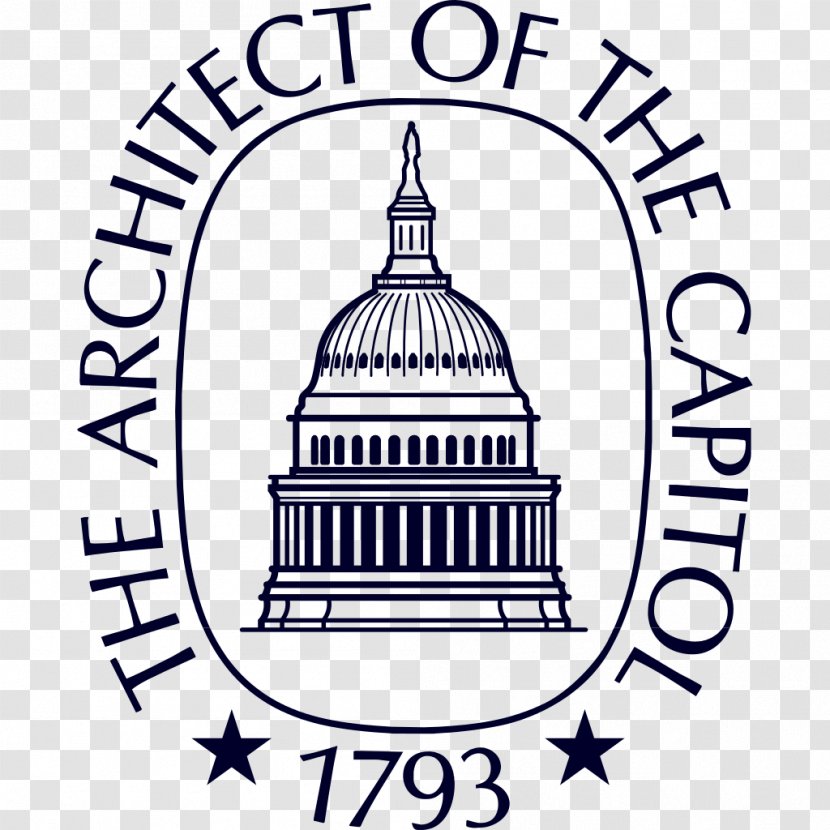 United States Capitol Logo Architect Of The Federal Government - White - Design Transparent PNG