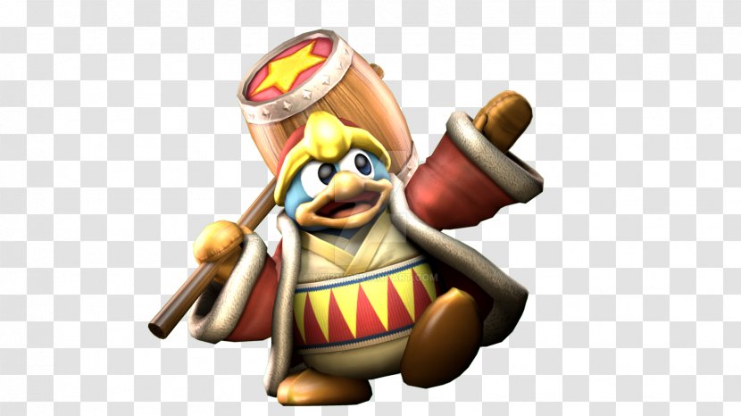 King Dedede Kirby Rendering DeviantArt - Figurine - Donkey Kong Transparent PNG