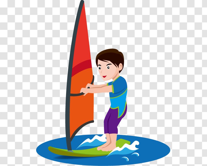 Sport Windsurfing Clip Art - Paper - Surfing Transparent PNG