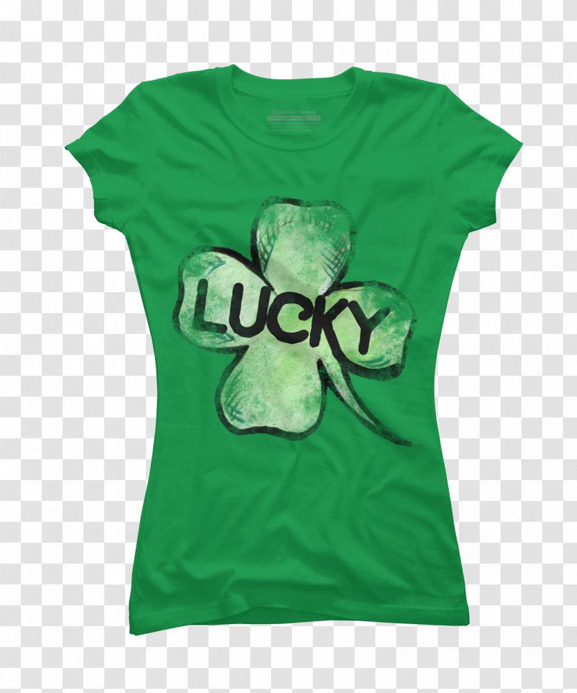 T-shirt Sleeve Clothing Hoodie - Tshirt - Shamrock Transparent PNG