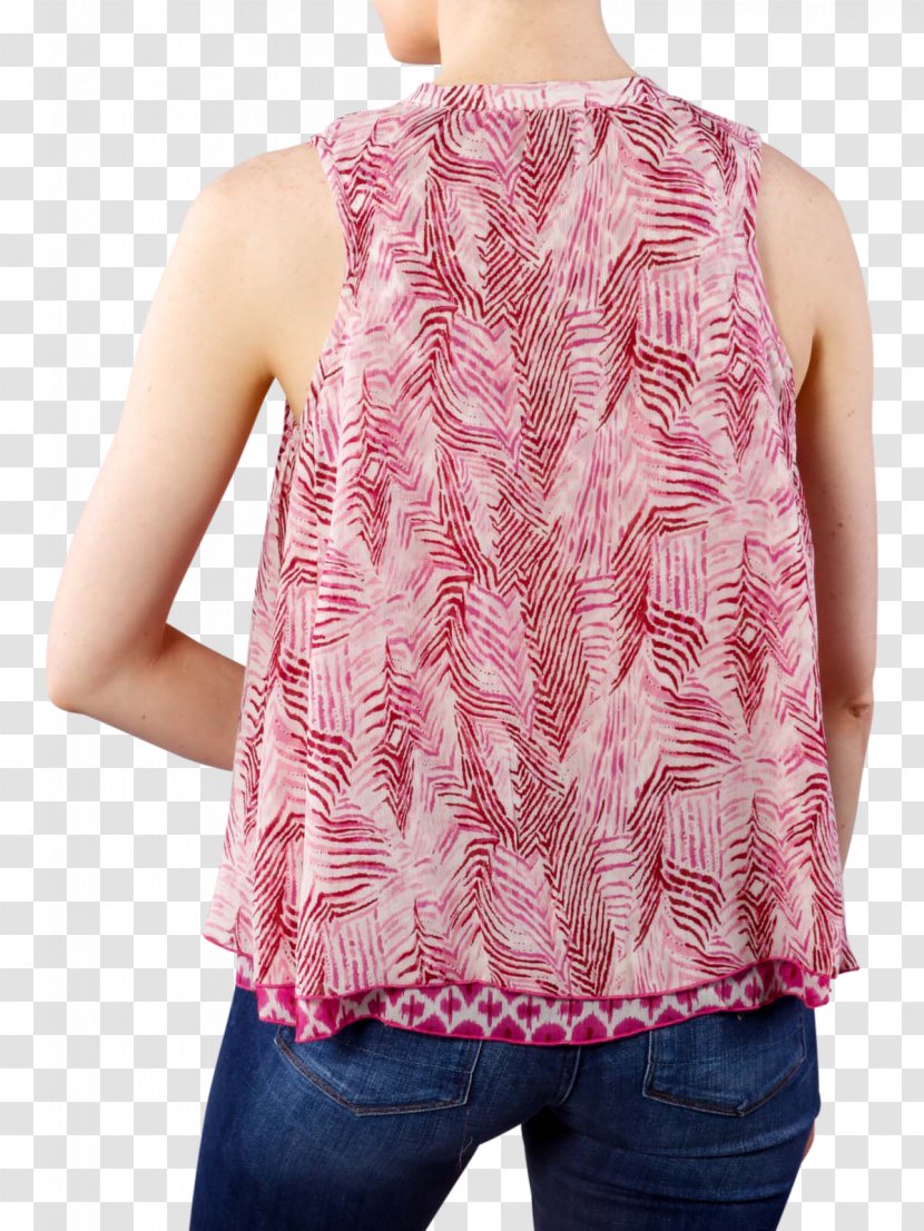 Blouse Shoulder Pink M Sleeve Dress - Rtv - Printed T Shirt Red Transparent PNG