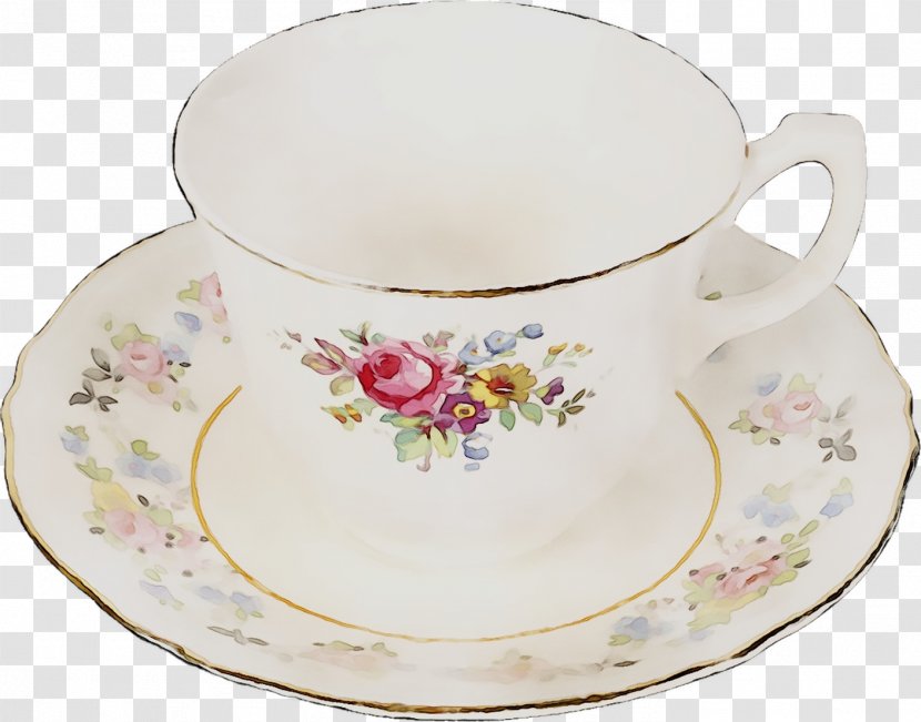 Coffee Cup Porcelain Saucer Plate Tableware Transparent PNG