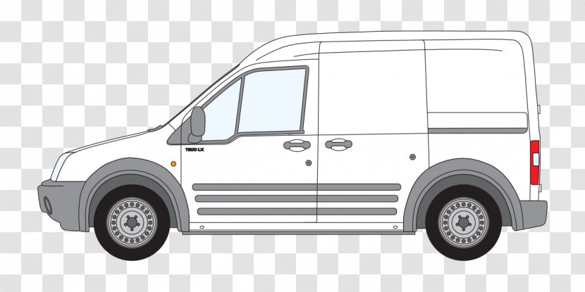 Compact Van Car Ford Transit Connect Railing Transparent PNG