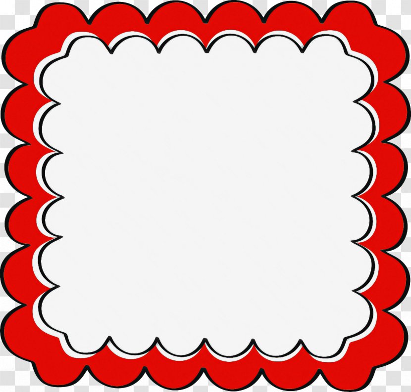 Picture Cartoon - Borders And Frames - Rectangle Red Transparent PNG