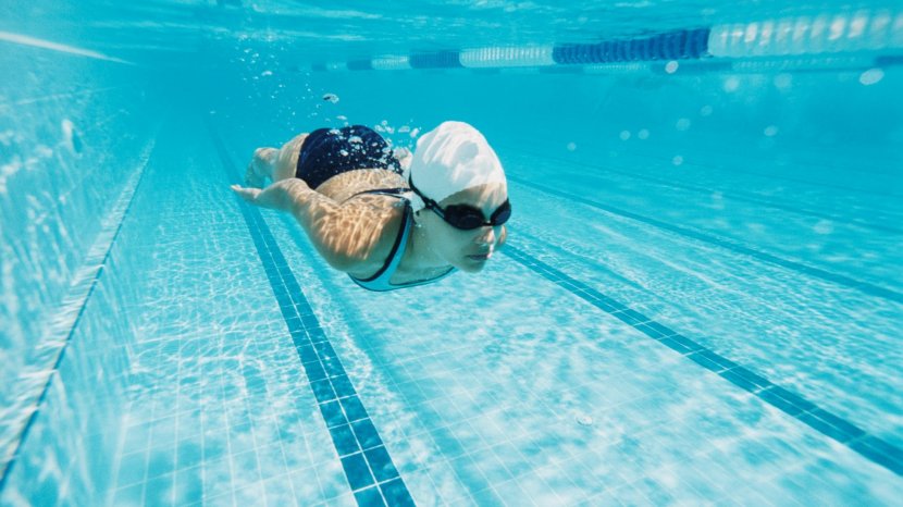 Swimming Pool Front Crawl Sport Woman - Water Transparent PNG