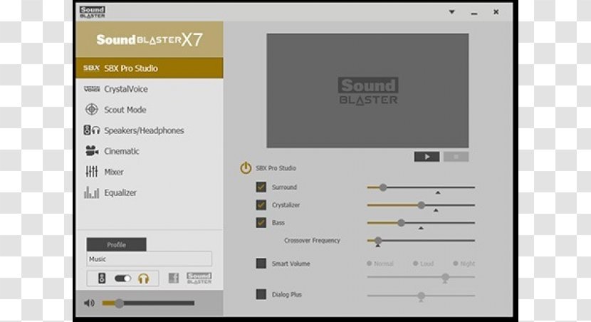 Sound Cards & Audio Adapters Computer Software Creative Technology Blaster X7 Digital-to-analog Converter - Headphones Transparent PNG