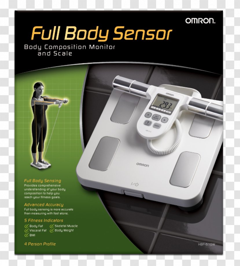 Body Composition Omron Sensor Adipose Tissue Weight - Technology Transparent PNG